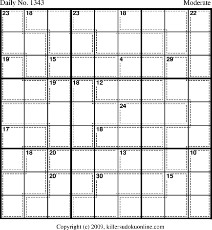 Killer Sudoku for 8/27/2009