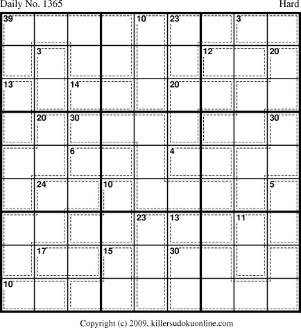Killer Sudoku for 9/18/2009