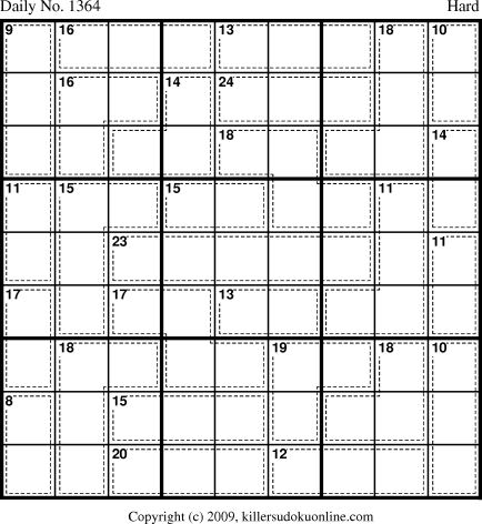 Killer Sudoku for 9/17/2009