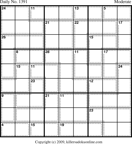 Killer Sudoku for 10/14/2009