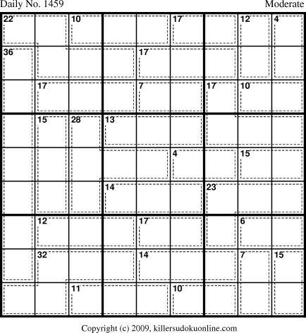 Killer Sudoku for 12/16/2009