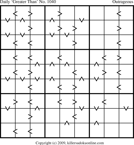 Killer Sudoku for 2/22/2009