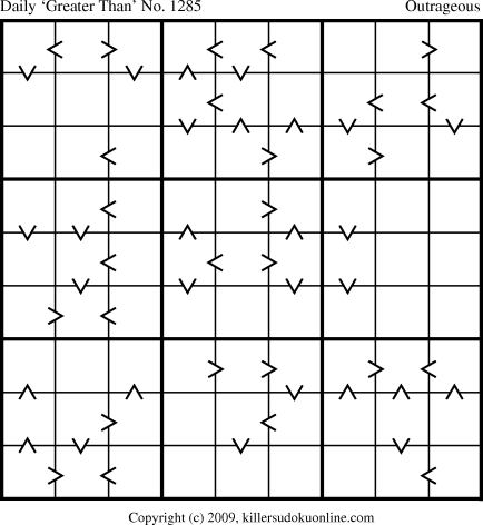 Killer Sudoku for 10/25/2009