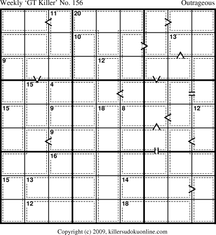 Killer Sudoku for 4/6/2009