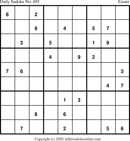 Killer Sudoku for 7/6/2009