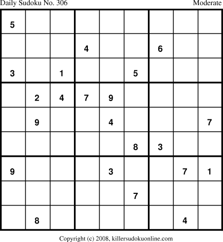 Killer Sudoku for 1/8/2009