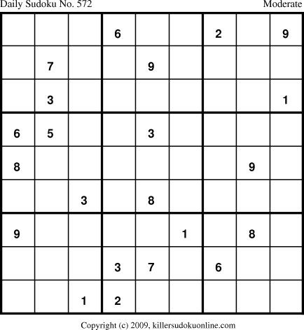 Killer Sudoku for 10/1/2009