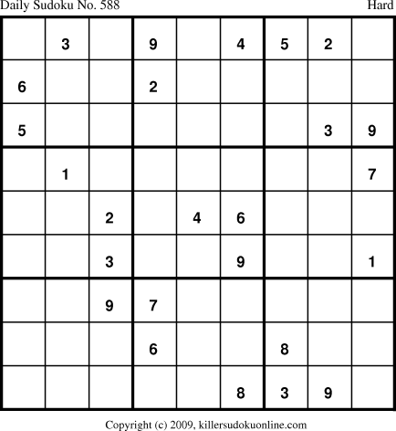 Killer Sudoku for 10/17/2009