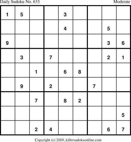 Killer Sudoku for 11/26/2009