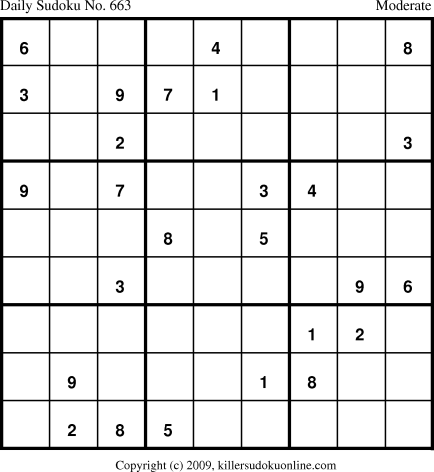 Killer Sudoku for 12/26/2009