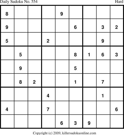 Killer Sudoku for 9/13/2009