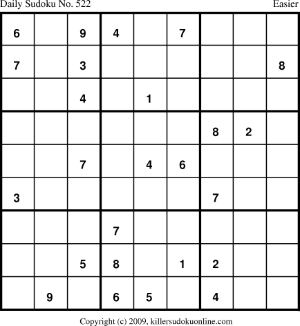 Killer Sudoku for 8/12/2009