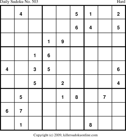 Killer Sudoku for 7/24/2009