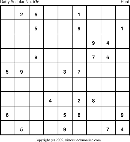 Killer Sudoku for 11/29/2009