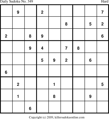 Killer Sudoku for 2/20/2009