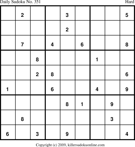Killer Sudoku for 2/22/2009