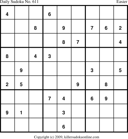 Killer Sudoku for 11/4/2009