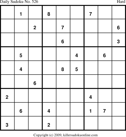 Killer Sudoku for 8/16/2009
