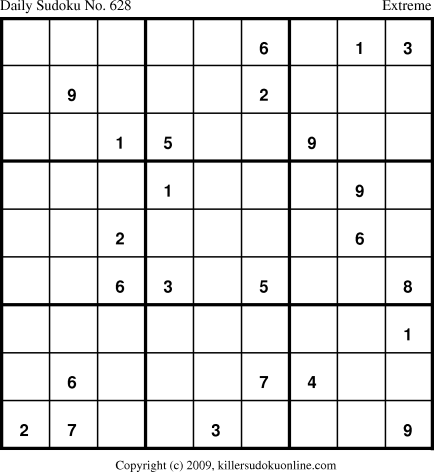 Killer Sudoku for 11/21/2009