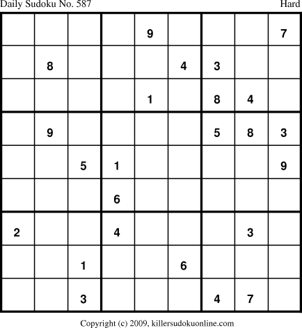 Killer Sudoku for 10/16/2009