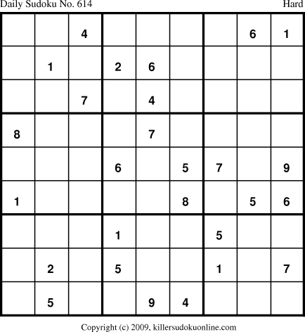 Killer Sudoku for 11/7/2009