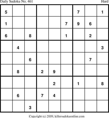 Killer Sudoku for 6/12/2009