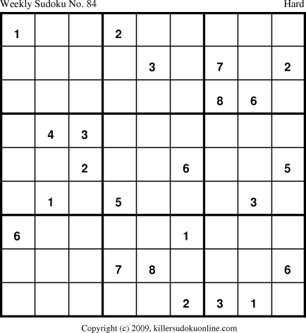 Killer Sudoku for 10/12/2009