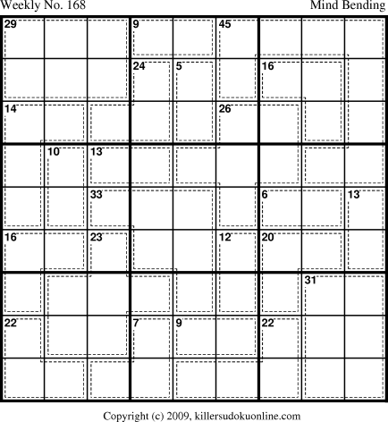 Killer Sudoku for 3/23/2009