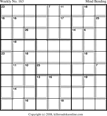 Killer Sudoku for 2/16/2009