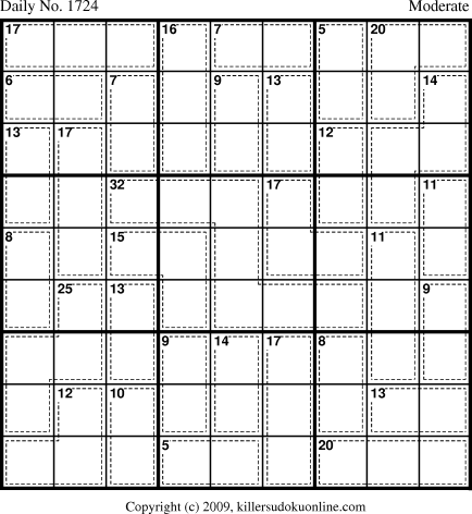 Killer Sudoku for 9/7/2010