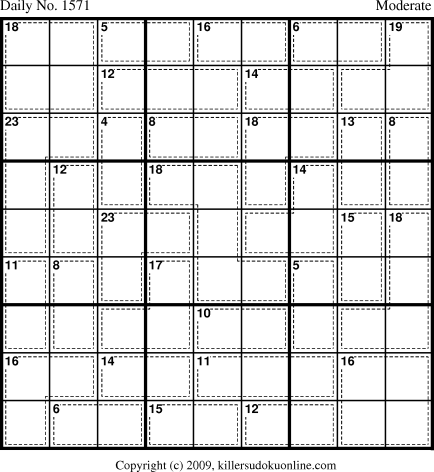 Killer Sudoku for 4/7/2010