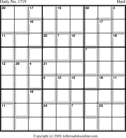 Killer Sudoku for 9/2/2010