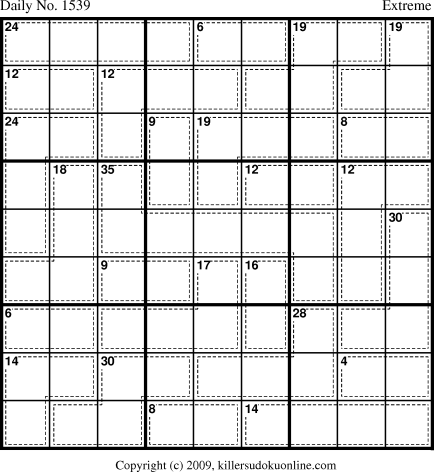 Killer Sudoku for 3/6/2010