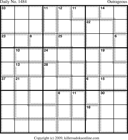 Killer Sudoku for 1/10/2010