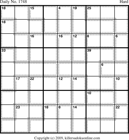 Killer Sudoku for 10/1/2010