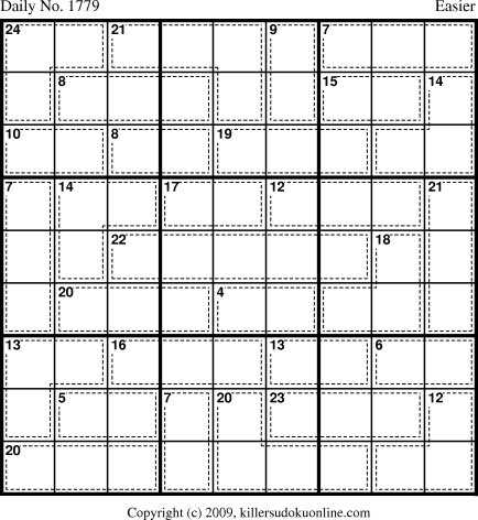 Killer Sudoku for 11/1/2010