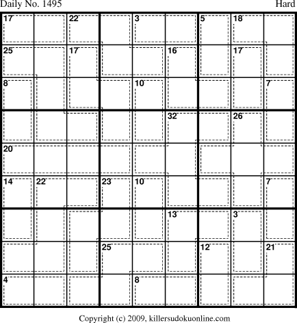Killer Sudoku for 1/21/2010