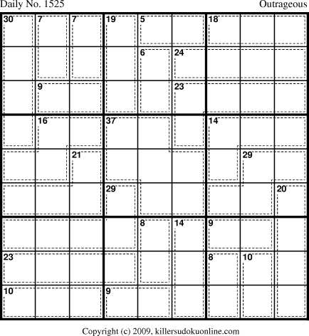 Killer Sudoku for 2/20/2010