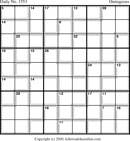 Killer Sudoku for 3/20/2010