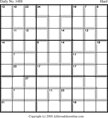 Killer Sudoku for 1/14/2010