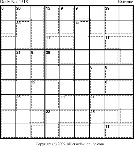 Killer Sudoku for 2/13/2010