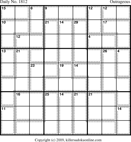Killer Sudoku for 12/4/2010