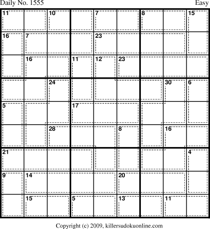 Killer Sudoku for 3/22/2010