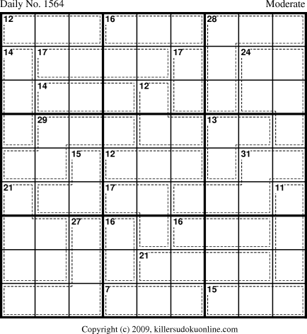 Killer Sudoku for 3/31/2010
