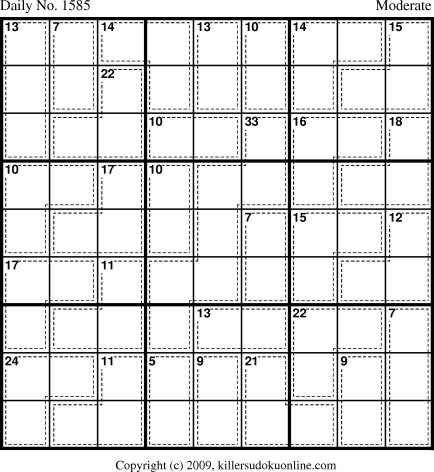 Killer Sudoku for 4/21/2010