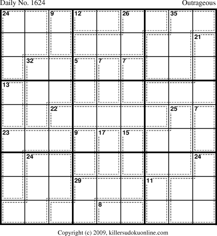 Killer Sudoku for 5/30/2010