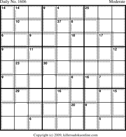 Killer Sudoku for 5/12/2010