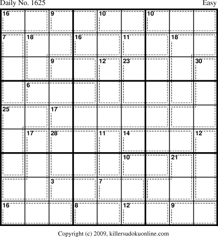Killer Sudoku for 5/31/2010