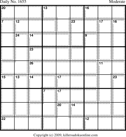 Killer Sudoku for 6/30/2010