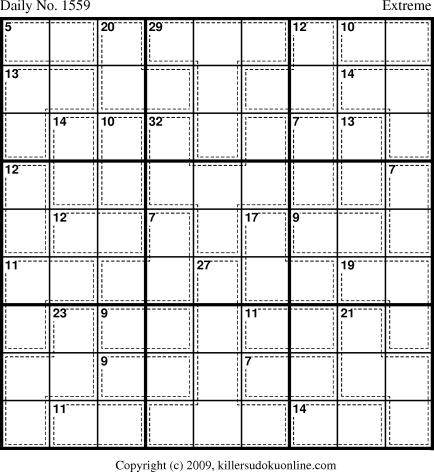 Killer Sudoku for 3/26/2010
